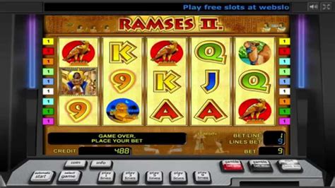 ramses gold slot machine